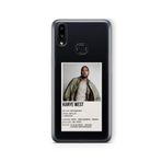 Multitronic Samsung Galaxy A10s ile Uyumlu Kanye West Paralorid Poster Tasarım Baskılı Şeffaf Kılıf