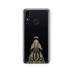 Multitronic Samsung Galaxy A10s ile Uyumlu Kaplan Tasarım Baskılı Şeffaf Kılıf