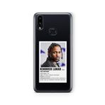 Multitronic Samsung Galaxy A10s ile Uyumlu Kendrick Lamar Paralorid Poster Tasarım Baskılı Şeffaf Kılıf
