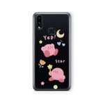 Multitronic Samsung Galaxy A10s ile Uyumlu Kirby Tasarım Baskılı Şeffaf Kılıf