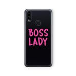 Multitronic Samsung Galaxy A10s ile Uyumlu Lady Tasarım Baskılı Şeffaf Kılıf