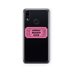 Multitronic Samsung Galaxy A10s ile Uyumlu Lonely Hearts Club Ticket Tasarım Baskılı Şeffaf Kılıf