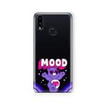 Multitronic Samsung Galaxy A10s ile Uyumlu Mood Ayıcık Tasarım Baskılı Şeffaf Kılıf
