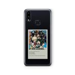 Multitronic Samsung Galaxy A10s ile Uyumlu My Hero Academia Palaroid Poster Tasarım Baskılı Şeffaf Kılıf