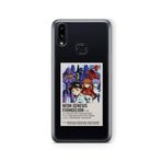 Multitronic Samsung Galaxy A10s ile Uyumlu Neon Genesis Evangelion Palaroid Poster Tasarım Baskılı Şeffaf Kılıf