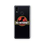 Multitronic Samsung Galaxy A10s ile Uyumlu No Internet Tasarım Baskılı Şeffaf Kılıf