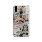 Multitronic Samsung Galaxy A10s ile Uyumlu One Touch Tasarım Baskılı Şeffaf Kılıf