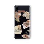 Multitronic Samsung Galaxy A10s ile Uyumlu Paper Hearts Tasarım Baskılı Şeffaf Kılıf