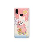 Multitronic Samsung Galaxy A10s ile Uyumlu Patrick Star Desenli Şeffaf Telefon Kılıfı