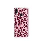 Multitronic Samsung Galaxy A10s ile Uyumlu Pembe Leopar Desenli Şeffaf Telefon Kılıfı