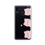 Multitronic Samsung Galaxy A10s ile Uyumlu Pigs Tasarım Baskılı Şeffaf Kılıf