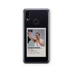 Multitronic Samsung Galaxy A10s ile Uyumlu Queen Bohemian Rhapsody Paralorid Poster Tasarım Baskılı Şeffaf Kılıf