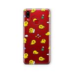 Multitronic Samsung Galaxy A10s ile Uyumlu Şirin Ördek Tasarım Baskılı Şeffaf Kılıf