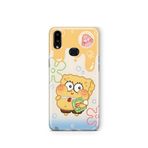 Multitronic Samsung Galaxy A10s ile Uyumlu SpongeBob Desenli Şeffaf Telefon Kılıfı
