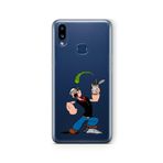Multitronic Samsung Galaxy A10s ile Uyumlu Temel Reis Tasarım Baskılı Şeffaf Kılıf