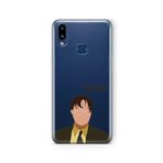 Multitronic Samsung Galaxy A10s ile Uyumlu The Office Dwight Schrute Tasarım Baskılı Şeffaf Kılıf