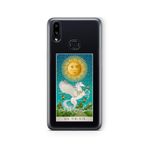 Multitronic Samsung Galaxy A10s ile Uyumlu The Sun Tasarım Baskılı Şeffaf Kılıf, laroa10s0299