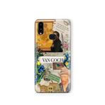 Multitronic Samsung Galaxy A10s ile Uyumlu Van Gogh Kolaj Desenli Şeffaf Telefon Kılıfı