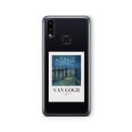 Multitronic Samsung Galaxy A10s ile Uyumlu Van Gogh Tasarım Baskılı Şeffaf Kılıf, laroa10s430