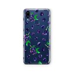 Multitronic Samsung Galaxy A10s ile Uyumlu Yaban Mersini Tasarım Baskılı Şeffaf Kılıf