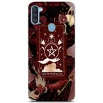 Multitronic Samsung Galaxy A11 / M11 ile Uyumlu Tarot Kart Desenli Şeffaf Telefon Kılıfı