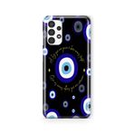 Multitronic Samsung Galaxy A13 Uyumlu Nazar Boncuğu Tasarım Baskılı Şeffaf Kılıf