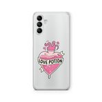 Multitronic Samsung Galaxy A15 ile Uyumlu Love Potion Tasarım Baskılı Şeffaf Kılıf