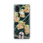 Multitronic Samsung Galaxy A21S ile Uyumlu Baby Yoda Tasarım Baskılı Şeffaf Kılıf