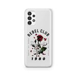 Multitronic Samsung Galaxy A32 ile Uyumlu Rebel Club Tasarım Baskılı Şeffaf Kılıf