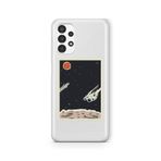 Multitronic Samsung Galaxy A32 Uyumlu Meteor Tasarım Baskılı Şeffaf Kılıf