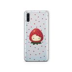Multitronic Samsung Galaxy A50 / A30S ile Uyumlu Çilek Hello Kitty Desenli Şeffaf Telefon Kılıfı