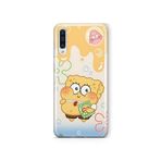 Multitronic Samsung Galaxy A50 ile Uyumlu, A30S, SpongeBob Desenli, Şeffaf Telefon Kılıfı