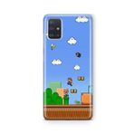 Multitronic Samsung Galaxy A51 ile Uyumlu Mario Tasarım Baskılı Şeffaf Kılıf, laroa510248