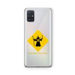 Multitronic Samsung Galaxy A51 ile Uyumlu Yüzüklerin Efendisi Gandalf Tasarım Baskılı Şeffaf Kılıf