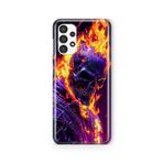 Multitronic Samsung Galaxy A53 ile Uyumlu Ghost Rider Tasarım Baskılı Şeffaf Kılıf