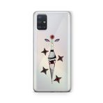 Multitronic Samsung Galaxy A71 ile Uyumlu Sasuke Sharingan Tasarım Baskılı Şeffaf Kılıf