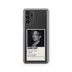 Multitronic Samsung Galaxy A72 Uyumlu Johnny Depp Poster Tasarım Baskılı Şeffaf Kılıf