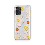 Multitronic Samsung Galaxy A73 Uyumlu Yağlı Boya Desenli Tasarım Baskılı Şeffaf Kılıf
