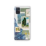 Multitronic Samsung Galaxy M31S ile Uyumlu Van Gogh Desenli Şeffaf Telefon Kılıfı