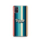 Multitronic Samsung Galaxy M31S ile Uyumlu Vintage Desenli Şeffaf Telefon Kılıfı