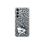 Multitronic Samsung Galaxy M34 5G ile Uyumlu Kitty Desenli Şeffaf Telefon Kılıfı