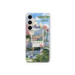 Multitronic Samsung Galaxy M34 5G ile Uyumlu Monet Kolaj Desenli Şeffaf Telefon Kılıfı