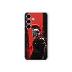 Multitronic Samsung Galaxy M34 5G ile Uyumlu Savaşçı Sparta Desenli Şeffaf Telefon Kılıfı