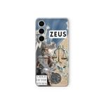 Multitronic Samsung Galaxy M34 5G ile Uyumlu Zeus Desenli Şeffaf Telefon Kılıfı
