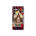 Multitronic Samsung Galaxy M34 ile Uyumlu İmparatoriçe Tarot Desenli Şeffaf Telefon Kılıfı