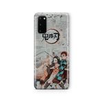 Multitronic Samsung Galaxy S20 ile Uyumlu Demon Slayer 2 Tasarım Baskılı Şeffaf Kılıf