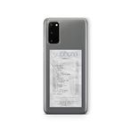 Multitronic Samsung Galaxy S20 ile Uyumlu Labrinth Euphoria Albüm Fişi Tasarım Baskılı Şeffaf Kılıf
