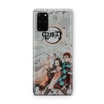 Multitronic Samsung Galaxy S20 Plus ile Uyumlu Demon Slayer 2 Tasarım Baskılı Şeffaf Kılıf
