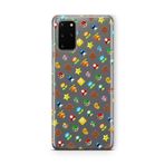 Multitronic Samsung Galaxy S20 Plus ile Uyumlu Mario Tasarım Baskılı Şeffaf Kılıf, laros20pls097