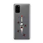 Multitronic Samsung Galaxy S20 Plus ile Uyumlu Sasuke Sharingan Tasarım Baskılı Şeffaf Kılıf